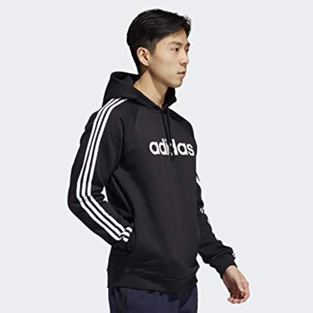 Men’s essentials adidas hoodie sweatshirt black